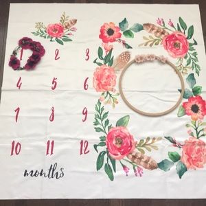 FLASH SALE 4/$20
Baby Monthly photo backdrop